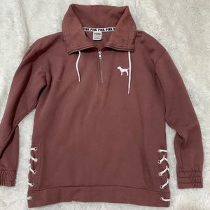 PINK perfect half-zip